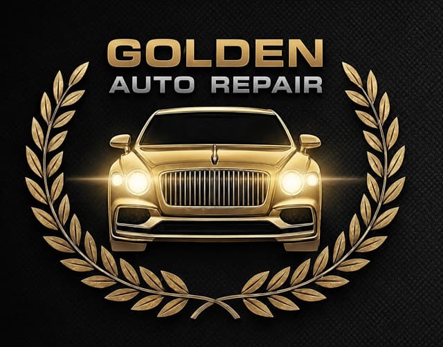 Golden Auto Repair Logo